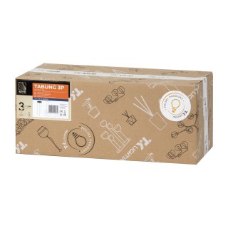 TABUNG 3P, lampa wisząca, G9 max.6W, złota