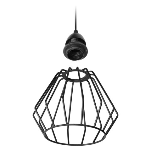 WAYA lampa wisząca, moc max. 3x60W, E27, czarna