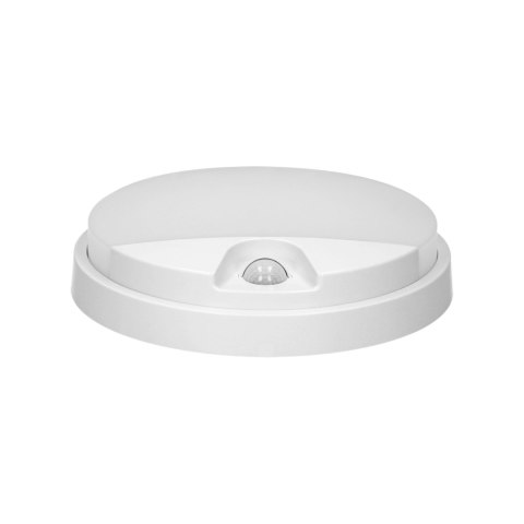 AGAT LED 15W, oprawa ogrodowa z czujnikiem ruchu 140st, 1100lm, IP54, 4000K, biała