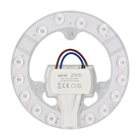 AVIS II LED panel świetlny LED 12W, 1200lm, 4000K, ? 137