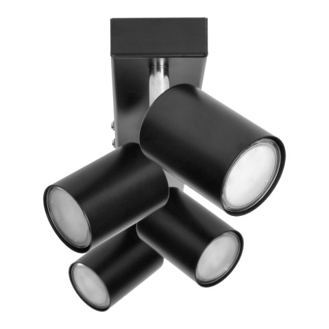 DOA oprawa ścienno-sufitowa, moc max. 4x50W, GU10, IP20, czarna