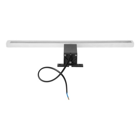 ESPELLO LED 6W, lampa nad lustro, 510lm, 4000K, dł. 40 cm, aluminium+akryl, czarna
