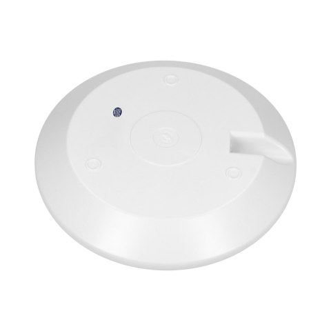 LAPIS LED 12W, plafon oświetleniowy z mikrofalowym czujnikiem ruchu, 800lm, IP65, 4000K, IK10, poliwęglan mleczny, biały