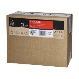 NELA zestaw 5 lamp podszafkowych LED, 4x2W+7,5W, 4000K, z USB, biały