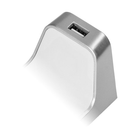 NELA zestaw 5 lamp podszafkowych LED, 4x2W+7,5W, 4000K, z USB, biały
