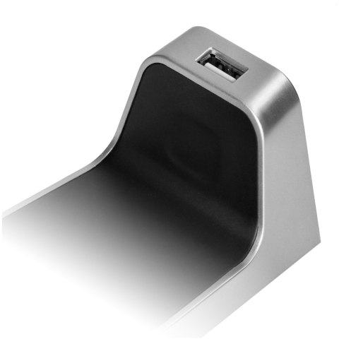 NELA zestaw 5 lamp podszafkowych LED, 4x2W+7,5W, 4000K, z USB, czarny
