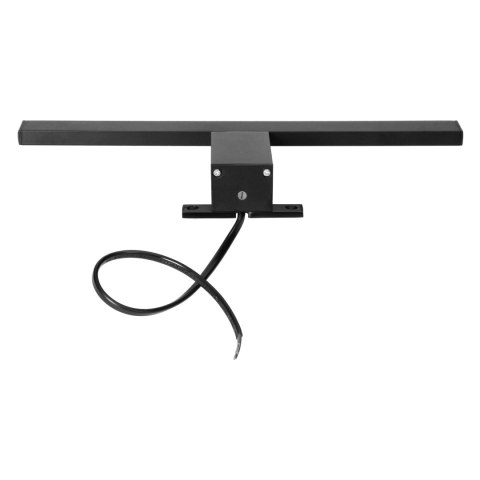 NORTES LED 5W, lampa nad lustro, 320lm, 4000K, dł. 30 cm, aluminium, czarna