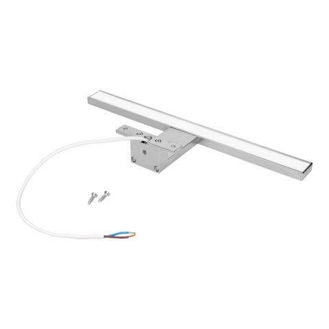 NORTES LED 5W, lampa nad lustro, 320lm, 4000K, dł. 30 cm, aluminium, srebrna