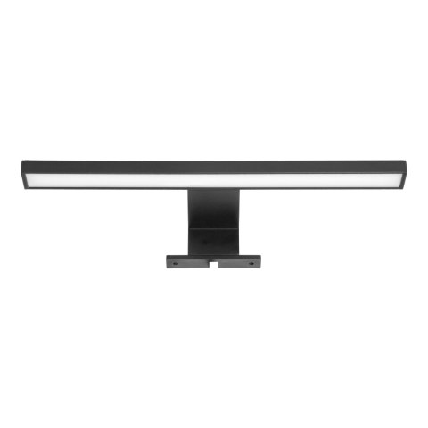 NORTES LED 5W, lampa nad lustro, 320lm, 4000K, dł. 30 cm, plastik, czarna
