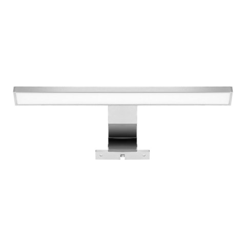 NORTES LED 5W, lampa nad lustro, 320lm, 4000K, dł. 30 cm, plastik, srebrna