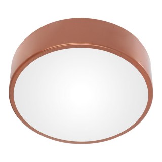 OVO plafon LED, 43W, 4000K, 4750lm, miedziana stal, klosz szklany matowy, IP20, ? 400