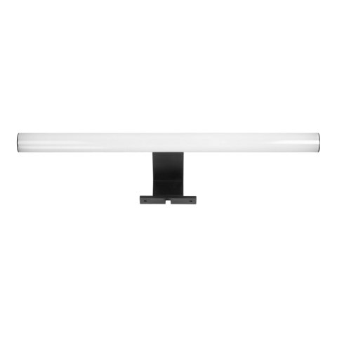 PEEGEL LED 6W, lampa nad lustro, 540lm, 4000K, dł.40 cm, tworzywo sztuczne+akryl, czarna