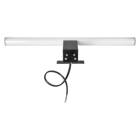 PEEGEL LED 6W, lampa nad lustro, 540lm, 4000K, dł.40 cm, tworzywo sztuczne+akryl, czarna