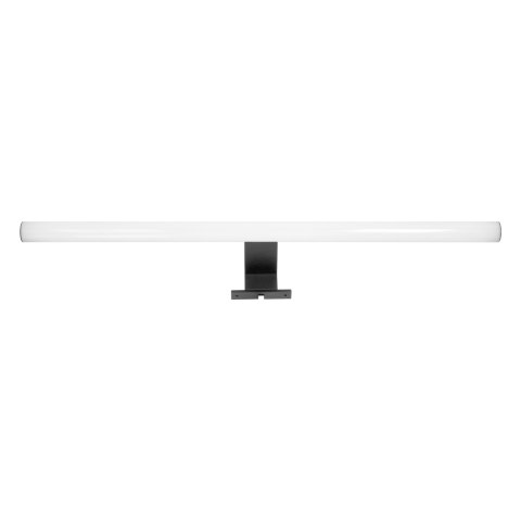 PEEGEL LED 9W, lampa nad lustro, 810lm, 4000K, dł. 60 cm, tworzywo sztuczne+akryl, czarna