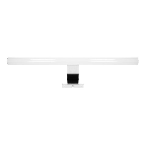 PEEGEL LED 9W, lampa nad lustro, 810lm, 4000K, dł. 60 cm, tworzywo sztuczne+akryl, srebrna