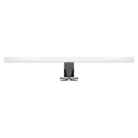 PEEGEL LED 9W, lampa nad lustro, 810lm, 4000K, dł. 60 cm, tworzywo sztuczne+akryl, srebrna