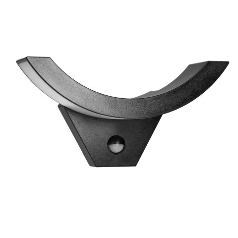 SPINEL LED 10W, oprawa ogrodowa z czujnikiem ruchu 140°, 800lm, IP54, 4000K, IK10, czarna