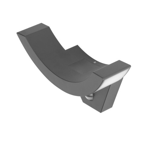 SPINEL LED 10W, oprawa ogrodowa z czujnikiem ruchu 140°, 800lm, IP54, 4000K, IK10, szara