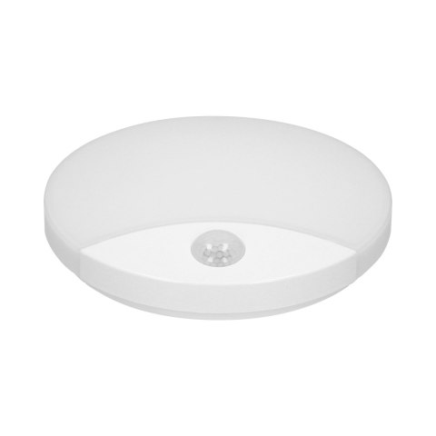 VIRAZON LED 15W, plafon z czujnikiem ruchu, 1050lm, IP44, 4000K, poliwęglan mleczny, biały