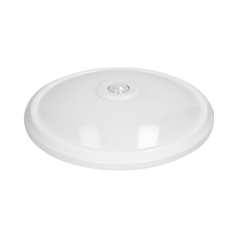 ZONDA LED 12W, plafon z czujnikiem ruchu, 800lm, IP20, 4000K, poliwęglan mleczny, biały
