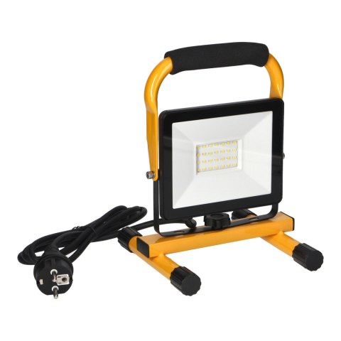 CAVO przenośny naświetlacz LED 30W, na statywie, 2400 lm, IP65, 4000K, z przewodem 1,5m