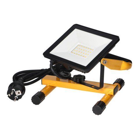 CAVO przenośny naświetlacz LED 30W, na statywie, 2400 lm, IP65, 4000K, z przewodem 1,5m
