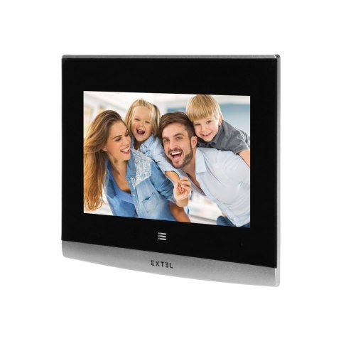 Extel Wave, bezprzewodowy zestaw wideo domofonowy, monitor 7", dotykowy, menu OSD, WI-FI + APP na telefon, sterowanie bramą, za Extel Wave, bezprzewodowy zestaw wideo domofonowy, monitor 7", dotykowy, menu OSD, WI-FI + APP na telefon, sterowanie bramą, za