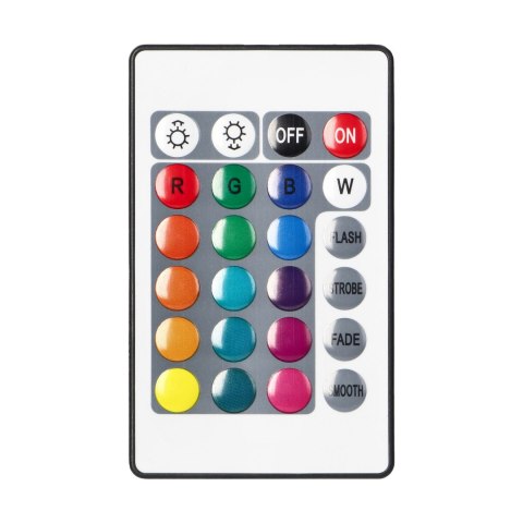 Zestaw taśma LED 12V 30L/m 100lm/m 7.2W/m IP20 RGB 3m + Sterownik RGB + Zasilacz 12V