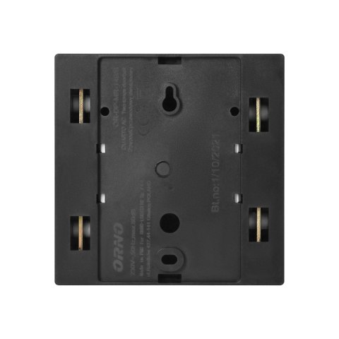 Dzwonek elektromechaniczny dwutonowy QUARTO AC, 230V, czarny