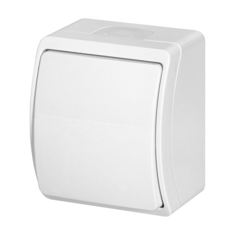 Łącznik jednobiegunowy n/t AQUATIC, IP44, biały, 10 szt.