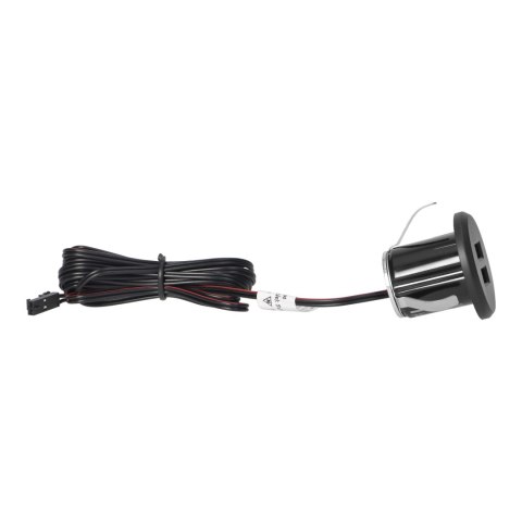 Ładowarka 2XUSB 3,4A, wpuszczana w blat, czarna