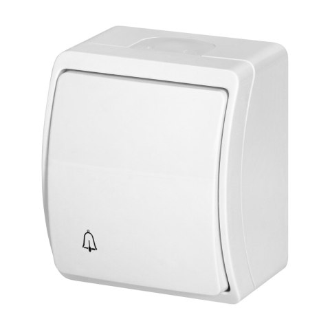 Przycisk dzwonek n/t AQUATIC, IP44, biały