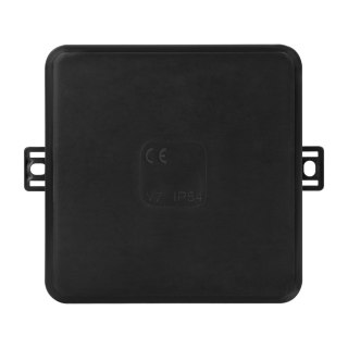 Puszka n/t CLICK, IP54, 12 przepustów, 100x100x41mm, czarna