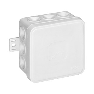 Puszka n/t CLICK, IP54, 12 przepustów, 75x75x41mm, biała, 66 szt.