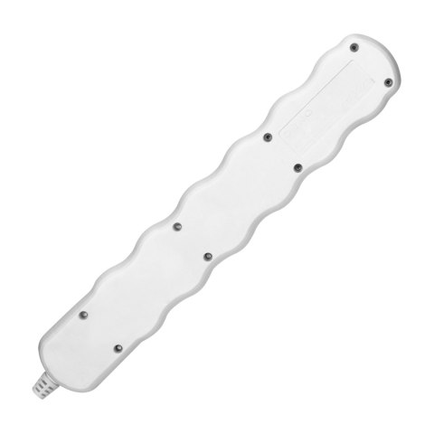 Rozgałęźnik 6x2P+Z Schuko, biały