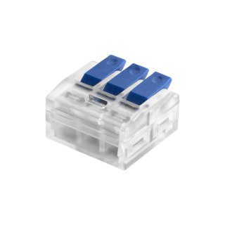 Złączka instalacyjna zaciskowa 3-przewodowa; na dowolny przewód 0,75-4mm?; IEC 450V/32A; 10 szt.