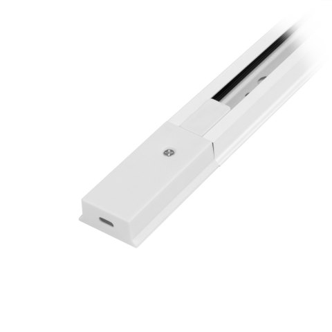 Szynoprzewód aluminiowy biały 200cm, 85-265V, dwa przewody