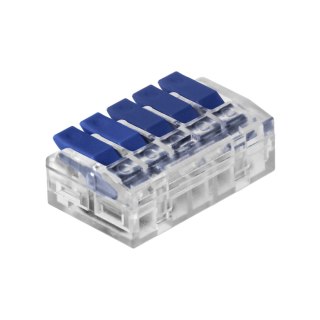 Złączka instalacyjna zaciskowa 5-przewodowa; na dowolny przewód 0,75-4mm?; IEC 450V/32A; 10 szt.