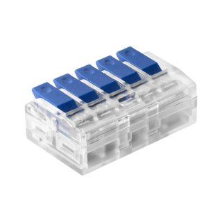 Złączka instalacyjna zaciskowa 5-przewodowa; na dowolny przewód 0,75-4mm?; IEC 450V/32A, 8szt