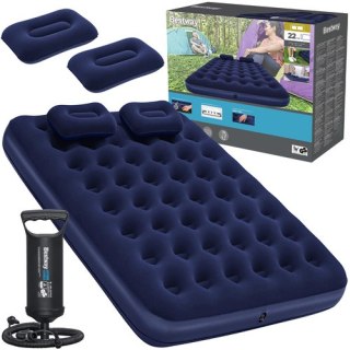 Materac dwuosobowy z pompką - BESTWAY 67374