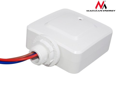 Czujnik ruchu Maclean, mikrofalowy, do zabudowy, zasięg 4m-10m, 1200W, MCE137