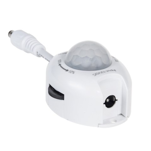 Czujnik ruchu PIR Maclean, na podczerwień, do taśm LEDowych, 12V DC, max. 60W, MCE242