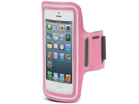 Etui na telefon na ramię różowy 4,8" Maclean MC-405 P