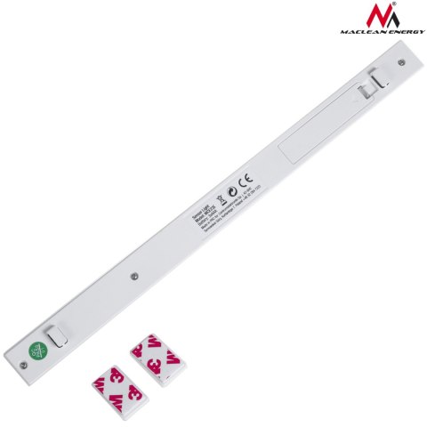 Lampa LED Maclean, z ruchomym sensorem ruchu,haczyk, 3xAAA, ON/OFF/AUTO2, temp. 4000K, zasięg 3m, MCE235