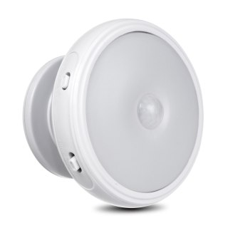 Lampa LED z sensorem ruchu Maclean, magnes, tylne podświetlenie, tryby świecenia: ciągły, czujnik PIR, 3xAAA, MCE223