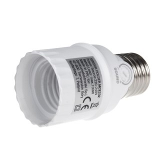 Oprawa żarówki z czujnikiem dźwięku Maclean, E27 z czujnikiem dzwięku, max 100W, Zakres 30dB - 90dB, MCE232