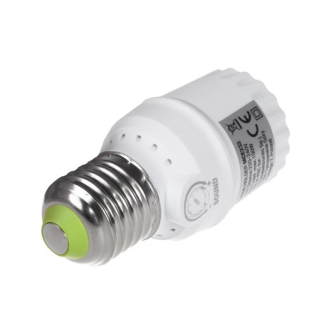 Oprawa żarówki z czujnikiem dźwięku Maclean, E27 z czujnikiem dzwięku, max 100W, Zakres 30dB - 90dB, MCE232
