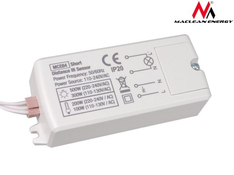 Włącznik bezdotykowy Maclean, na podczerwień, 220-240V/AC, 50/60Hz, 5A, MCE84