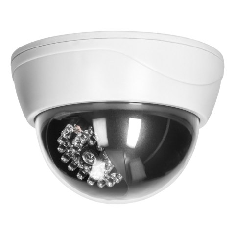 Atrapa kopuły kamery monitorującej CCTV z podczerwienią