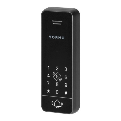 ERIN, zestaw domofonowy jednorodzinny, 2-żyłowy, szyfrator, RFID, biały